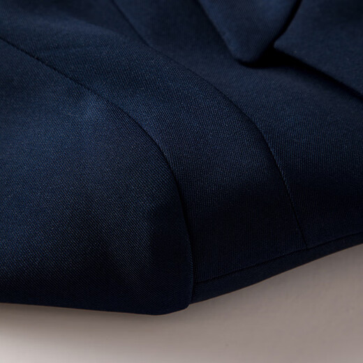 Late white off-size clearance 2026 spring double-breasted lapel top temperament fashion versatile commuter suit jacket for women dark blue S