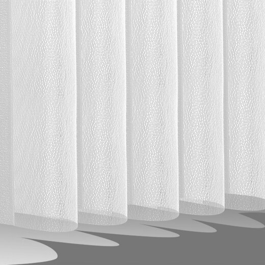 Dream Curtain Office Vertical Vertical Venetian Curtain Manual Living Room Balcony Hanas Curtain Semi-Blackout Curtain A1001-Zhenpin Model Starry Forest Pure White