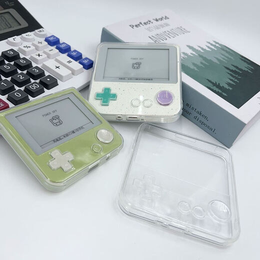 CLCEY is suitable for Baicizhan word machine protective case, transparent soft shell with lanyard hole, full-cover anti-scratch MAX protective case, 3.52-inch Baicizhan MAX transparent protective case + lanyard