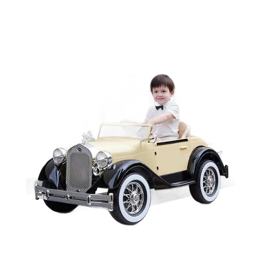 Segas double children's electric car four-wheel stroller baby remote control car children's classic car toy car can sit painted pink + rear tow + 280 yuan 12V12 Chaowei battery 550