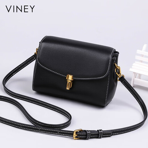 Viney bag women's leather crossbody bag brand western style shoulder mobile phone bag birthday gift high-end gift to girlfriend and wife