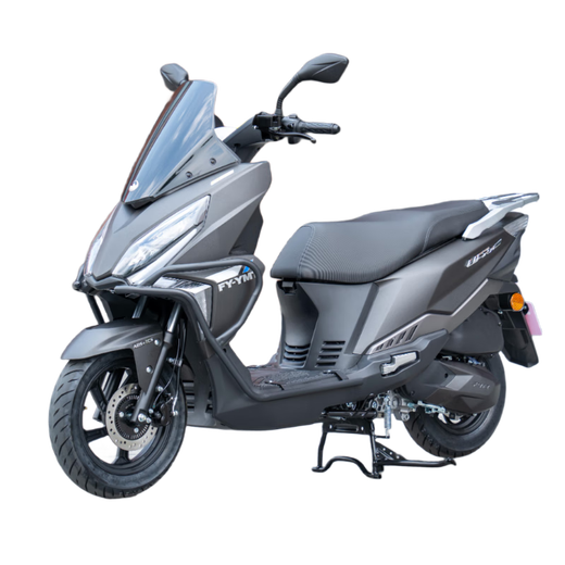 Flying Eagle UFR150MAX fuel scooter, fuel-saving, sporty, smart, long-range commuting, comes with guardrails in matte black