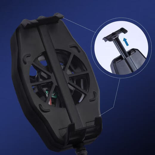 Magnetic semiconductor mobile phone radiator Digital display temperature control refrigeration freezing cooling live broadcast artifact Black Shark suitable for Apple Android Chicken King tablet silent cooling fan air cooling without digital display magnetic radiator S10