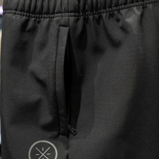 Li Ning Wade Series Men's 2025 New Style Tie-Leg Plus Velvet Warm Water-Repellent Loose Sports Pants AYKV435 Black AYKV435-1 S