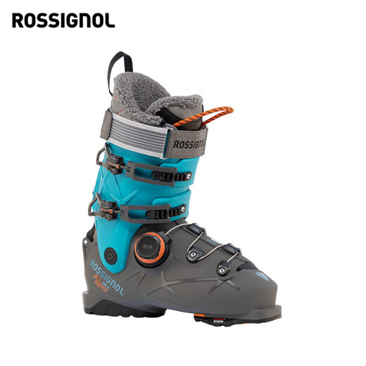 ROSSIGNOL Jinji 25/26 nouvelles chaussures de ski double planche homme ALLTRACK toutes régions BOA raquettes à tenue rapide gris acier/bleu pétrole (dureté 110) 42/42,5