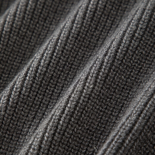 Late White 2025 Autumn and Winter Design Lazy Wind Contrast Color Splicing Fake Two-Piece Knitted Sweater Versatile Slim Sweater Women Dark Gray S