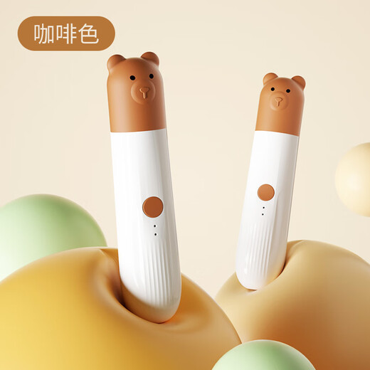 BLANLODY Dog Nail Grinder Cat Pet Electric Claw Grinder Special Grinder Trimmer Rechargeable Nail Clipper Artifact LED Electric Nail Grinder - Gray White