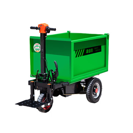 Greener (GREENER) construction site tricycle electric trolley pulls sand and feeds ash bucket truck agricultural breeding electric inclined bucket truck 60 wide