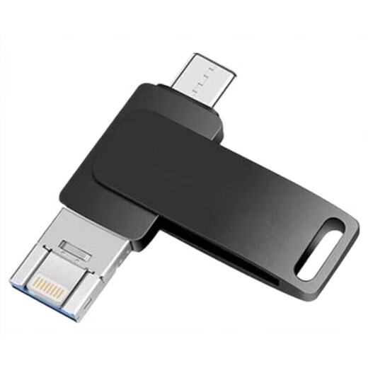 大容量1tb手机u盘1t电脑两用type-c3.0高速512g优盘高速金属定制 驼色 黑色512G