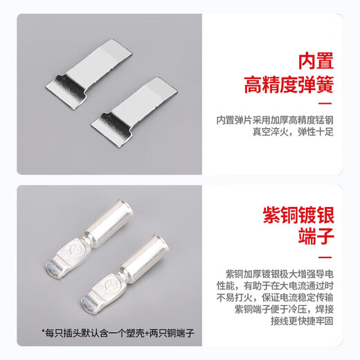Yougongming high-power plug connector is suitable for Anderson plug electric forklift power connector 175A gray plug 1 piece H1003346