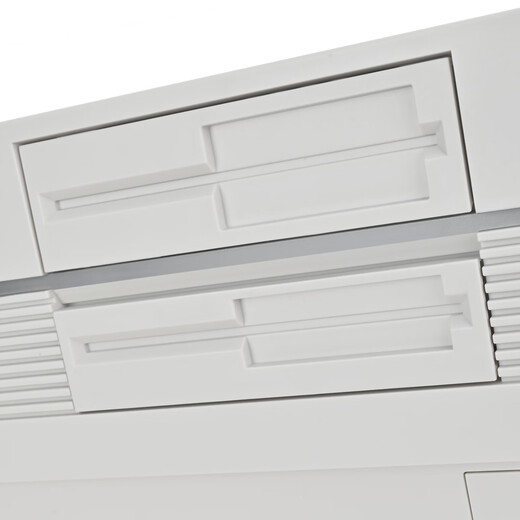 银昕（SilverStone）FLP01W 复古ATX卧式机箱 (怀旧白色/廉政机箱/HTPC/Type-C/0.8mm厚度/正压差)