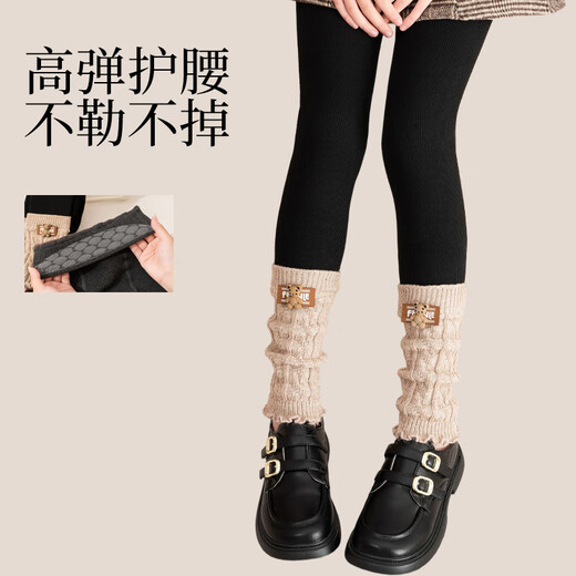 Barbie children's leggings autumn and winter thickened velvet warm girls' pants winter black leggings nine-point pantyhose set pants