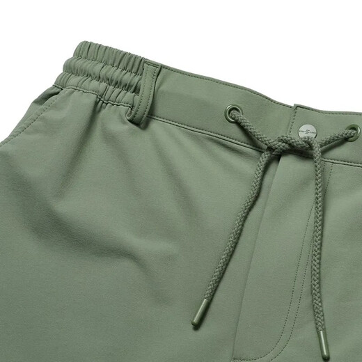 Xtep overalls men's 2025 winter new straight loose casual overalls sweatpants 975429560280 mussel green M