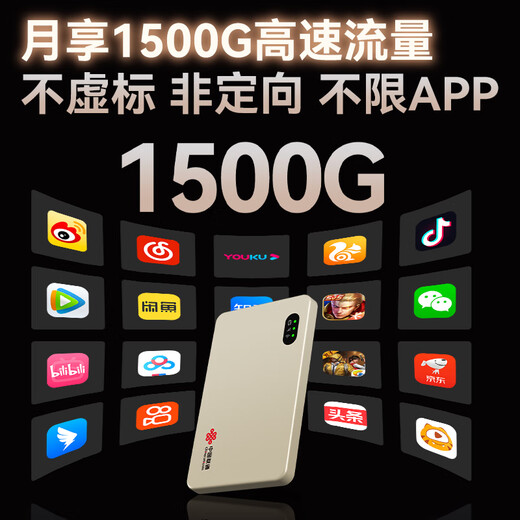 Produziert von China Unicom, China Unicom Mobile Portable WiFi 6 Wireless-Netzwerkkarte 4G-Router Car Wi-Fi 2025 National Universal Traffic Unterstützt 5G/4G-Geräte-Internetzugang Dünnes und leichtes Gehäuse + hervorragende Leistung Desert Gold