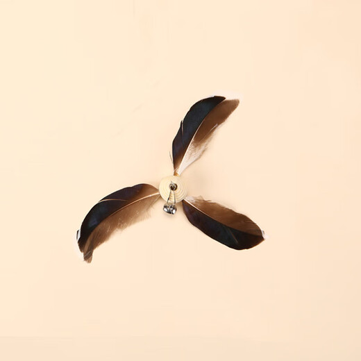 CFA competition grade wooden handle cat stick feather bell detachable replacement head cat toy durable and scratch-resistant pet toy pearl feather replacement head