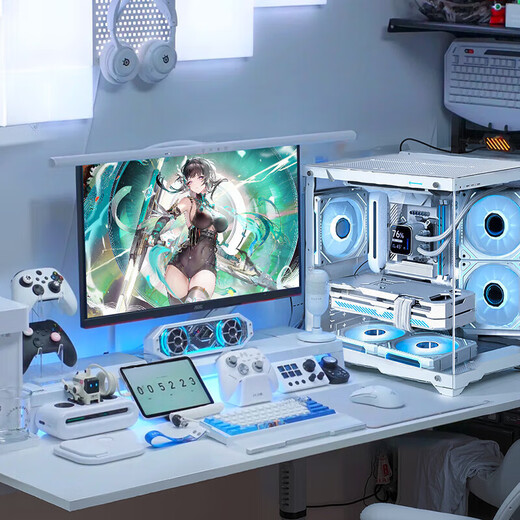 Yeston Core i5 14600KF/RTX4060/5060Ti assembled computer host Delta Datile game host computer desktop sea view room DIY complete machine configuration five i5 14600KF丨RTX4060 flagship