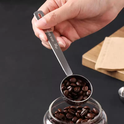 Yongfan measuring spoon milk powder spoon meter 5g fixed gram number spoon 3g stainless steel coffee kitchen 15ml household coffee beans teaspoon 5ml 5g