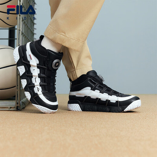 FILA children's shoes sports shoes 2025 winter boys and girls basketball shoes bread shoes