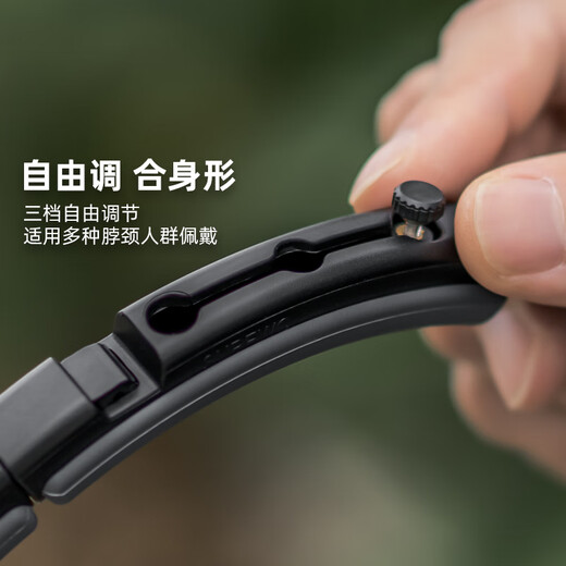 SUREWO mobile phone can shoot horizontally and vertically, hanging neck bracket, first person perspective, cycling sports camera collar bracket, gopro10 9 accessories, chest shooting bracket, adjustable hanging neck + extended curved arm + strap + straight rotation + locking mobile phone clip + two screws