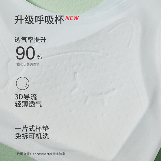 COCO SMART Girls' Underwear Developmental Period 1014 Years Old Girls Bra Second Stage Girls Primary School Children's Small Vest Teeth White + Teeth White M