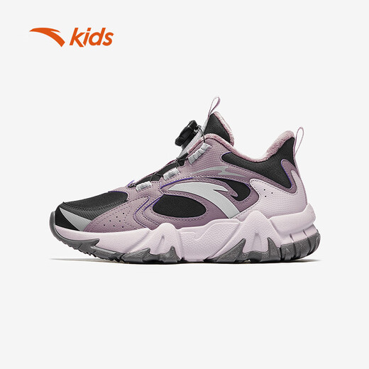 ANTA children's and older children's cotton shoes 2025 winter warm non-slip wear-resistant middle and older children's sports plus fleece shoes A22546902