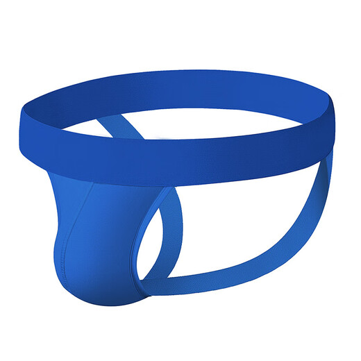 Zi Jiafu men's thong, cool, breathable, comfortable, fashionable, low-waisted, no-take-off thong, gay men's underwear, white M