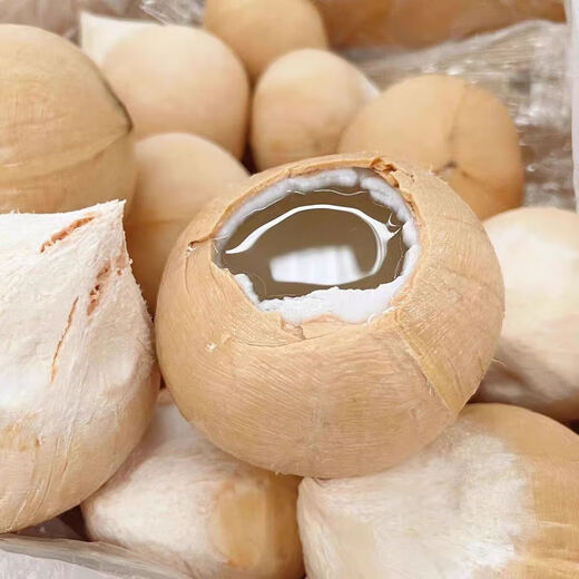 Imported from Thailand, milky coconut king Dannen Saduo perfumed coconut chicken soup old coconut fresh fruit JD.com Thai coconut king recommended 4 packs large fruit 400-500g