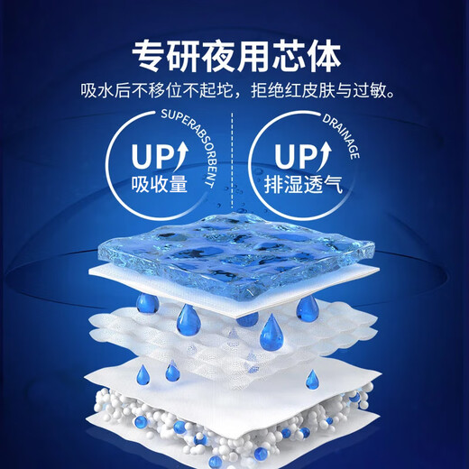 Yongfukang night use thickened adult pull-up pants XL26 pieces hip 110cm elderly maternity underwear type diapers