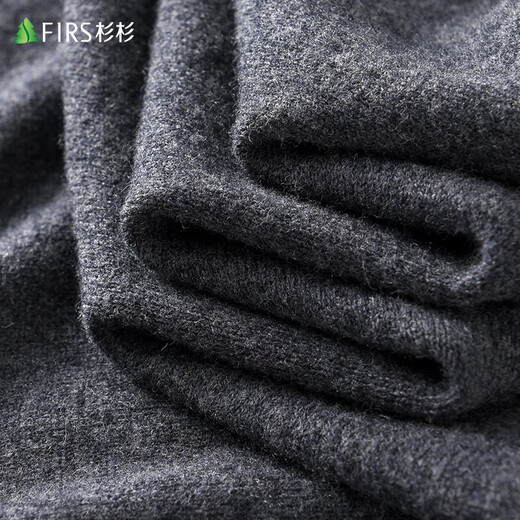 Shanshan 100% wool pure wool sweater men's spring and autumn round neck sweater thin pullover bottoming sweater men's clothing