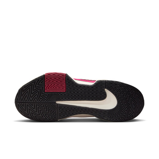 Nike Women's Cushioning Tennis Shoes Sports Support Grip NIKE GP CHALLENGE PRO FB3146 104 Light Ivory White/Lamp Grass Pink/Sail White/Team Red 36.5