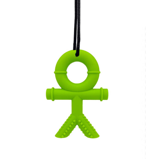 Food grade baby soothing anti-biting hand bite gel oral molar stick baby silicone teether blue 1 pack