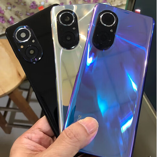 Huawei is suitable for Honor 40 original back cover glass 50 mobile phone case 50 original battery cover light luxury version Honor v40 Magic Night Black back cover with frame