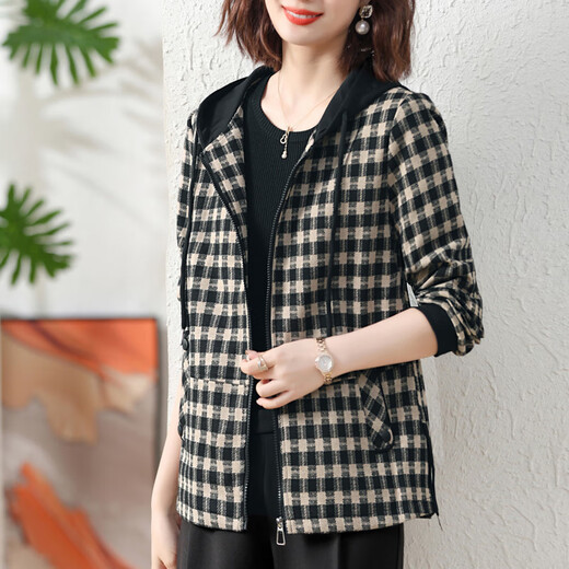 Modu middle-aged and elderly mothers versatile slim jacket autumn and winter 2025 new casual fashion age-reducing light jacket top
