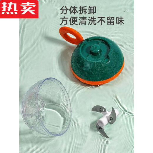 MZXM Japan imported high-quality mini household manual garlic pulling tool to cut garlic and mince small hand-pull household use pine orange green