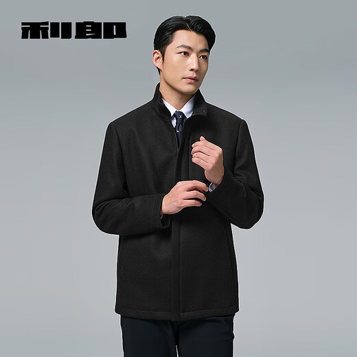 Lilang woolen coat men's stand collar winter woolen coat sheep wool coat business men's woolen coat