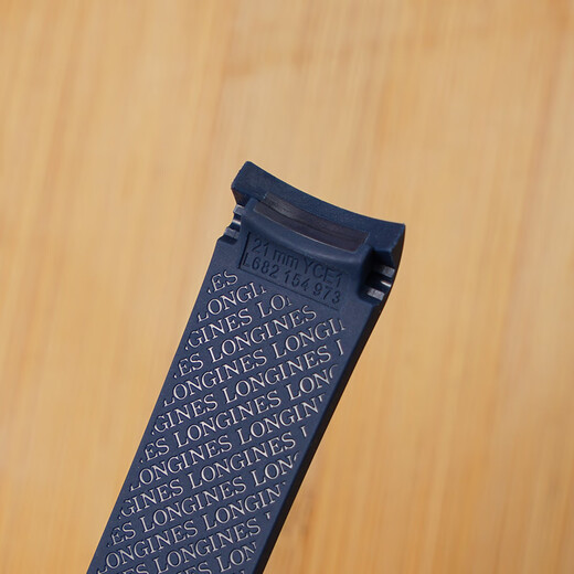 Jiashili suitable for Longines Concas diving fluororubber strap original tape sports men L3.781 782 742 642 black-silver buckle 21MM (adapted to 41/43MM table diameter Concas)