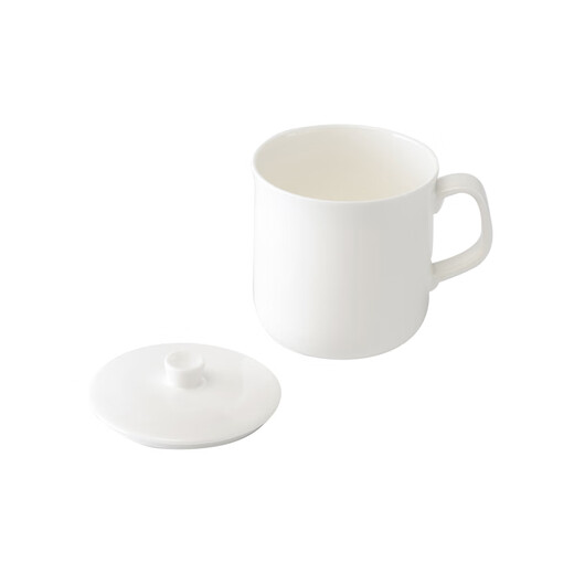 MUJI bone china mug water cup tea cup with lid 380ml