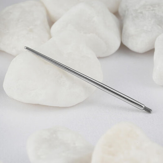 Ear piercing guide needle, lip nail, ear bone piercing guide rod needle, umbilical nail, lip nail, novice puncture guide auxiliary tool, 5-pack 1.2mm guide needle-M0.9 external teeth + locator