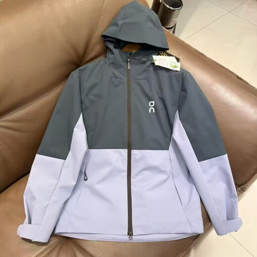 Tuo Lang's same model 2025 Angpa ON sports outdoor cycling outer shuttle woven hooded top lightweight jacket three-proof off-white M 100-125Jin Jin equals 0.5 kg