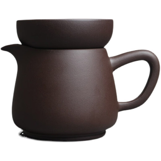 Wei Shi sand fair cup Yixing sand fair cup with tea filter integrated tea drain filter handmade raw mineral mud tea sea tea divider tea set