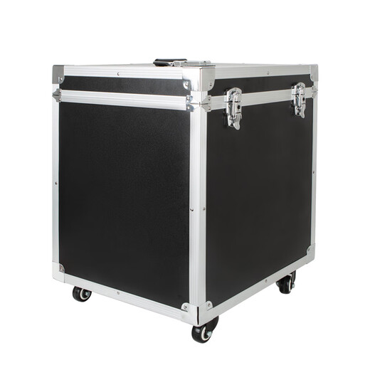 Pupan Aluminum Alloy Hardware Toolbox Instruments and Equipment Universal Wheel Trolley Box Accessories Large Protective Aviation Storage Box Small Black Trolley Aviation Case