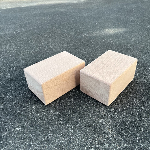 LNGA LANDGRE solid wood handstand yoga brick high density handstand support aid thin section (4*8.5*12.5)
