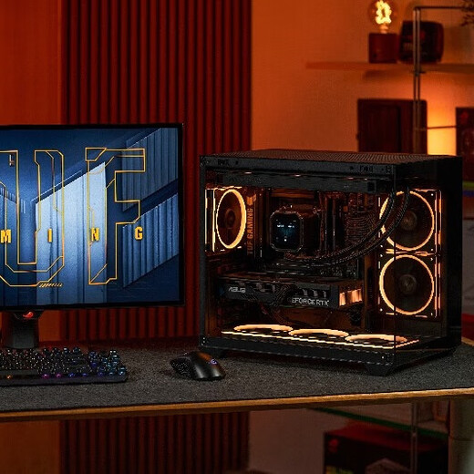 ASUS Family Bucket 12 periods interest-free i5 14600KF/RTX5060/RTX5060Ti host e-sports Delta mobile desktop assembly computer DIY host assembly machine with four 14600KF丨RTX5060丨12 periods interest-free