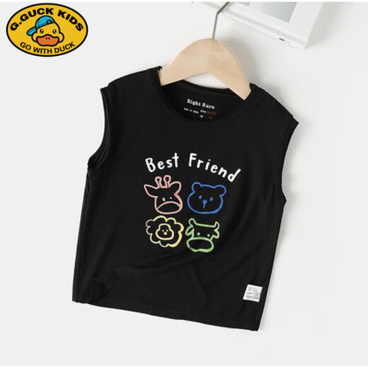 Disney Boys Modal ärmelloses T-Shirt Kleinweste Sommer Kleidung Kinderkleidung Kinderbaby dünne Kinder Trend U13588 Graublau 110 cm