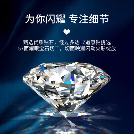 Lao Fengxiang four-leaf clover sterling silver necklace women's diamond pendant 2025 new clavicle chain birthday gift for girlfriend and wife four-leaf clover diamond necklace-brand gift box