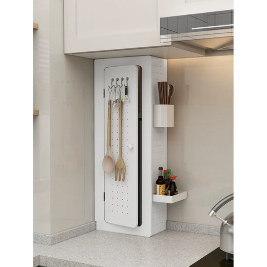 Ye Yu gas pipeline shielding cover natural gas meter water heater decorative baffle kitchen hole board storage cabinet L-shaped length 35 height 80 thickness 20 inner 32*80*18.8