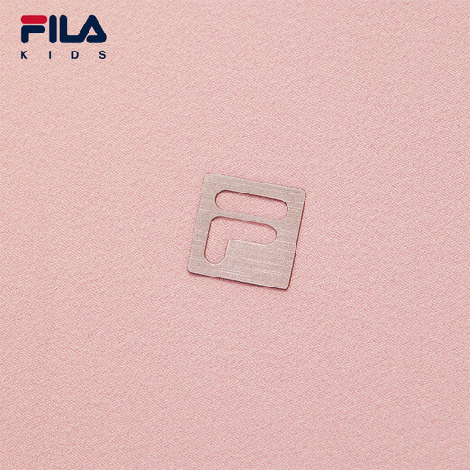FILA anti-static children's long-sleeved T-shirt 2025 winter new tops for girls, middle and older children Rose Pollen-PK 165