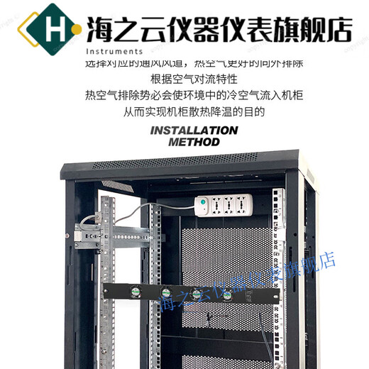 Network Cabinet 1U Intelligent Temperature Control Speed Adjustable Cooling Fan Unit High Temperature Alarm Energy-Saving Chassis Radiator Supports customized development, please contact customer service for details