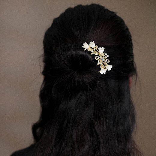 Hairpin for evening hair, high-end broken hair comb, elegant hairpin on the back of the head, hairpin, cheongsam, Hanfu headwear for women