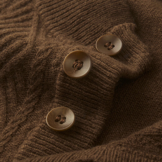 Judger 440g heavyweight 100% wool Judger men's pure wool sweater 2025 autumn and winter half-high Henry neck sweater